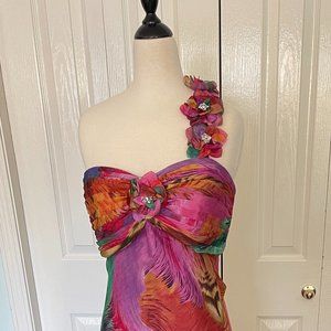 Women's One of a Kind Feather Gown